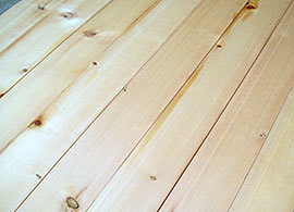 Reclaimed Red Pine Floorboards